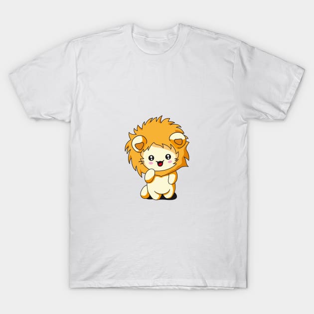 Kitten lion hood T-Shirt by t335